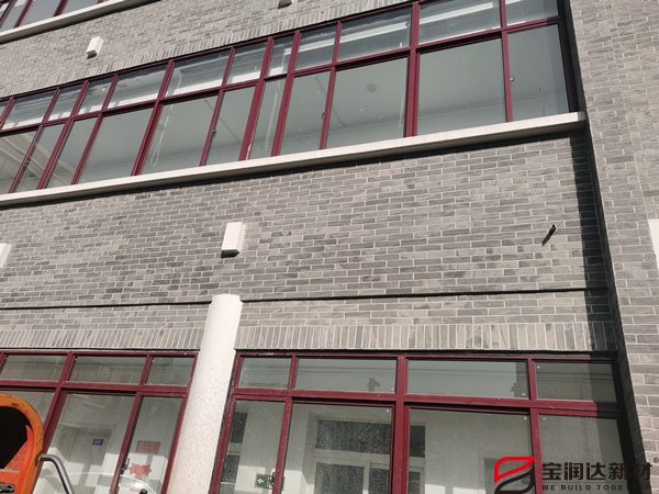 軟瓷劈開磚上墻案例 軟瓷劈開磚上墻案例